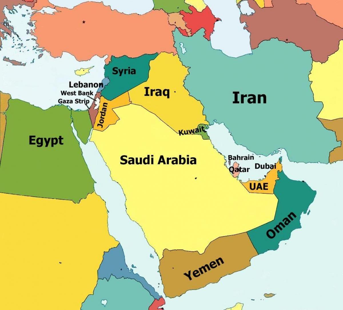 Oman land i verden kart