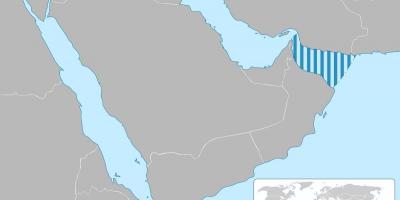 Gulf of Oman på kartet